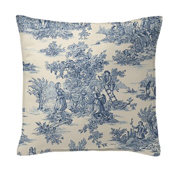 Bouclair Blue Decorative Pillow - Size 20" Square