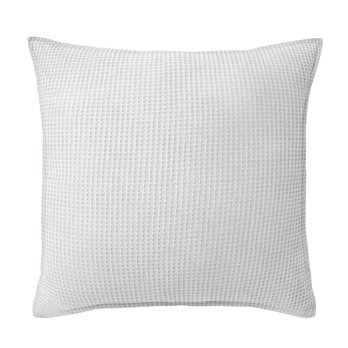 Classic Waffle White Decorative Pillow - Size 24" Square