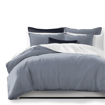 Rockton Check Indigo Comforter and Pillow Sham(s) Set - Size Twin