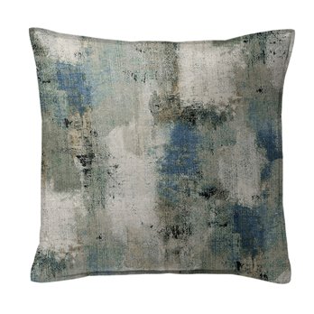 Thiago Linen Dark Denim Blue Decorative Pillow - Size 20" Square