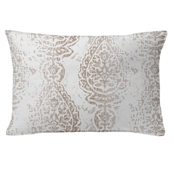 Taylor's Pick Ecru Decorative Pillow - Size 14"x20" Rectangle
