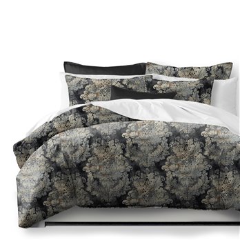 Bentley Linen Cindersmoke Duvet Cover and Pillow Sham(s) Set - Size Queen