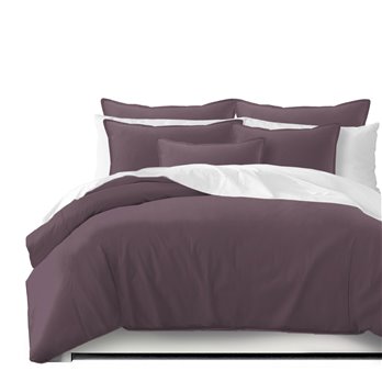 Braxton Purple Grape Comforter and Pillow Sham(s) Set - Size Queen