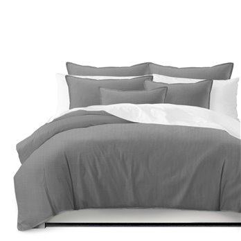 Ancebridge Dove Gray Duvet Cover and Pillow Sham(s) Set - Size Super King