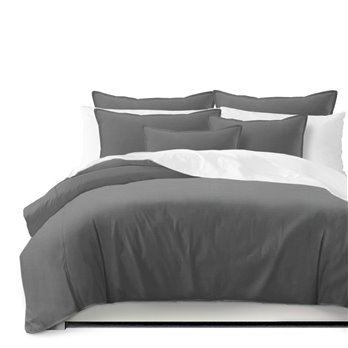 Nova Charcoal Duvet Cover and Pillow Sham(s) Set - Size Full