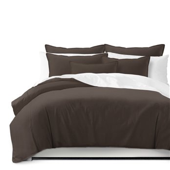 Nova Chocolate Coverlet and Pillow Sham(s) Set - Size Twin