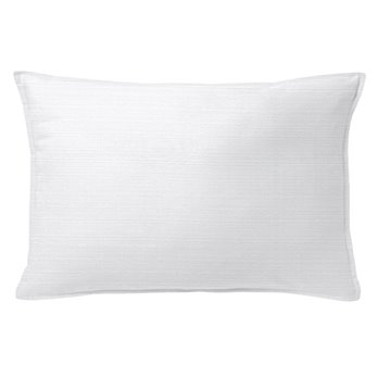 Nova White Decorative Pillow - Size 14"x20" Rectangle