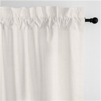 Sutton Pearl Pole Top Drapery Panel - Pair - Size 50"x84"