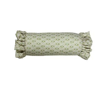 Zen Linen Neckroll - Lattice