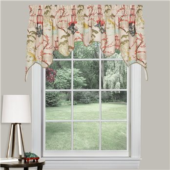 Zen Linen 100" x 32" Lined Empress Swag