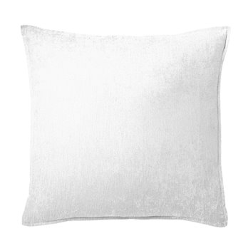 Juno Velvet White Decorative Pillow - Size 24" Square