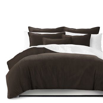Vanessa Chocolate Coverlet and Pillow Sham(s) Set - Size Twin