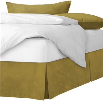 Vanessa Curry Platform Bed Skirt - Size Queen 15" Drop