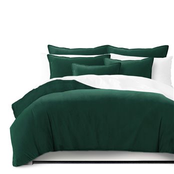 Vanessa Emerald Duvet Cover and Pillow Sham(s) Set - Size Full