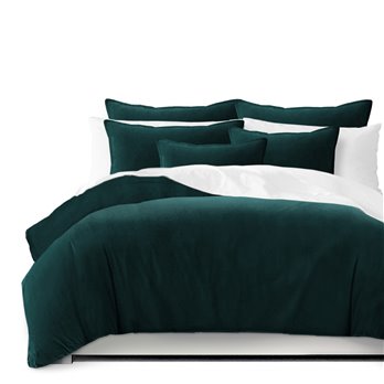 Vanessa Teal Duvet Cover and Pillow Sham(s) Set - Size Twin