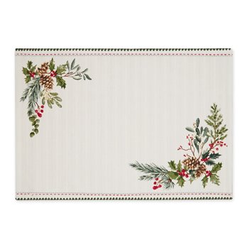 Boughs of Holly Printed Placemat