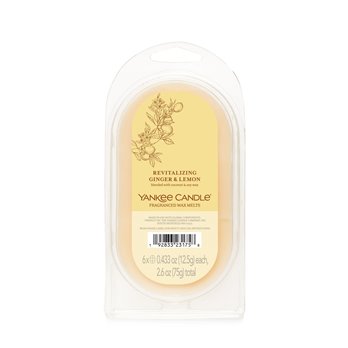 Yankee Candle Revitalizing Ginger & Lemon Wax Melts 6-Pack