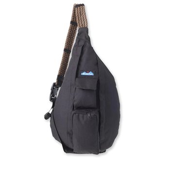 Kavu Jet Black Rope Sling Bag