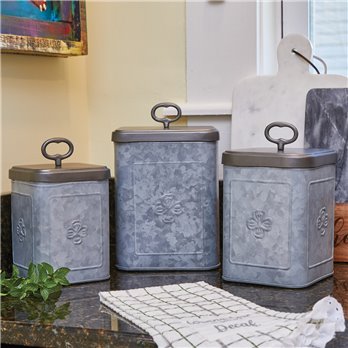 Vintage Canister Set of Three