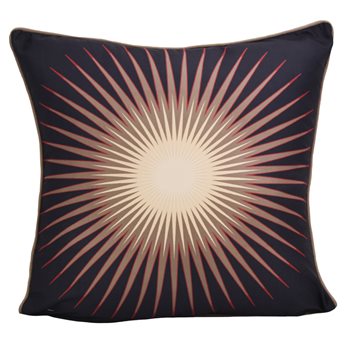 Mojave Red Starburst Decorative Pillow