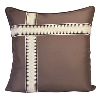 Natures Collage Decorative Pillow -  Brown
