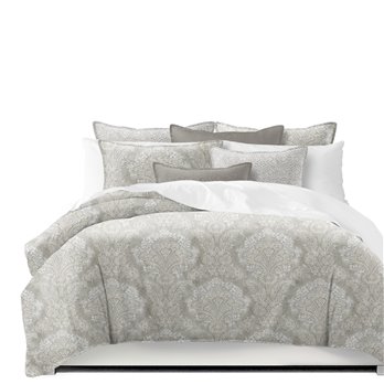 Ophelia Stone Twin Comforter & 1 Sham Set