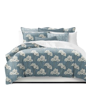 Summerfield Blue Super Queen Duvet Cover & 2 Shams Set