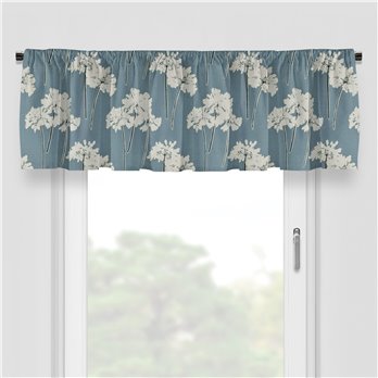 Summerfield Blue Tailored Valance