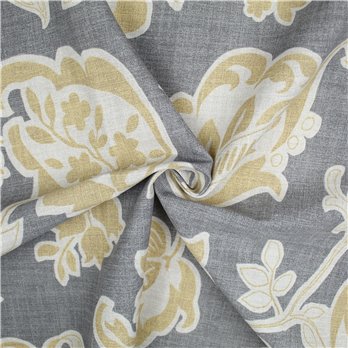 Golden Bloom Barley Fabric By The Yard