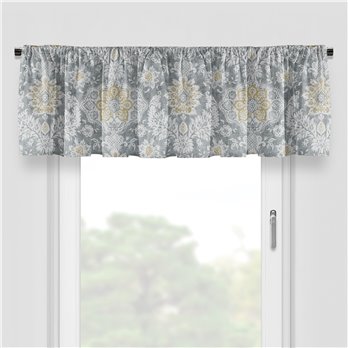 Osha Barley/Gray Tailored Valance