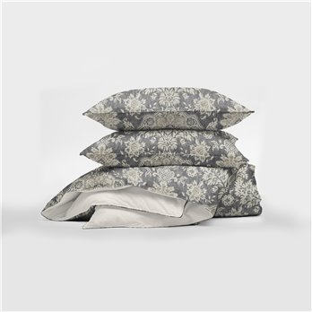 Osha Mocha/Charcoal Standard/Queen Pillow Sham