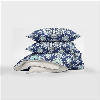 Osha Blue/Aqua Euro Pillow Sham