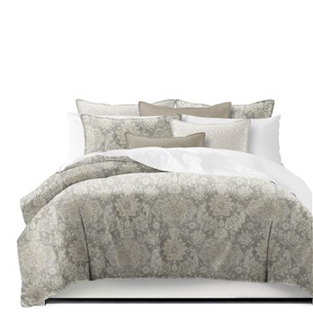 Osha Taupe/Beige California King Comforter & 2 Shams Set