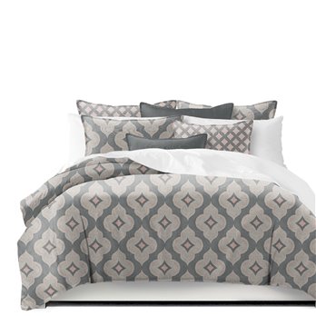 Shiloh Cindersmoke Queen Comforter & 2 Shams Set