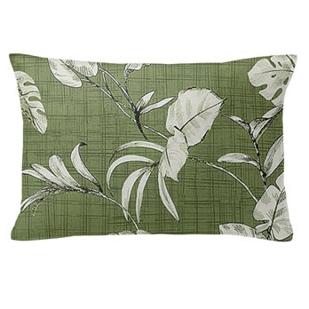 Tropez Green 14X20" Oblong Decor Pillow w/ Feather Insert