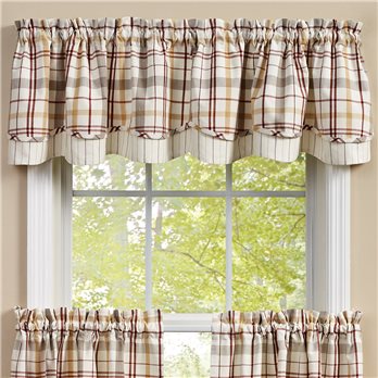 Kingswood Lined Layered Valance 72X16