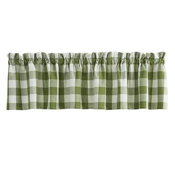 Wicklow Check Valance 72X14 Sage