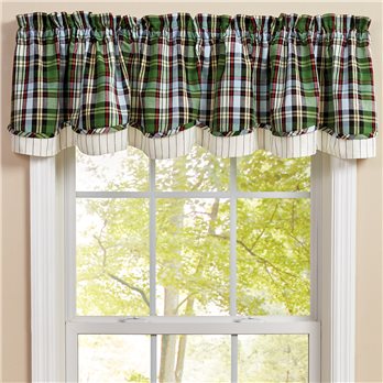Happy Trails Lined Layered Valance 72X16