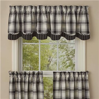 Crossroads Lined Layered Valance 72X16