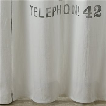 Seed Sack Shower Curtain 72X72