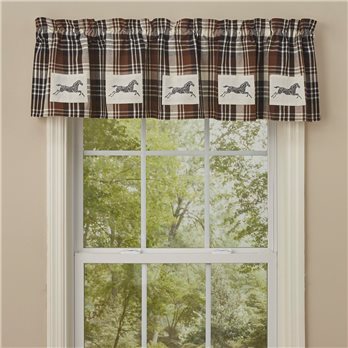 Derby Horse Patch Lined Valance 60X14