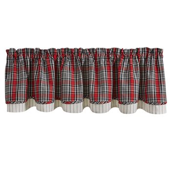 Wilderness Lined Layered Valance 72X16