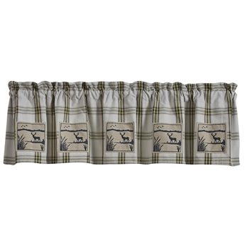 Timberline Lined Patch Valance 60X14