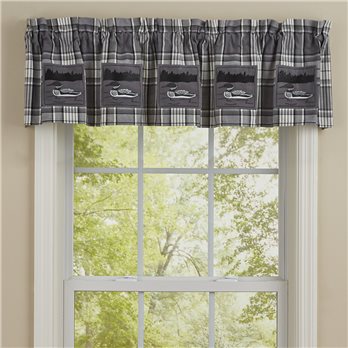 Gray Area Loon Lined Patch Valance 60X14