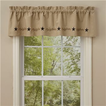 Star Vine Embroiderd Valance 60X14