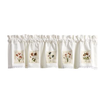 Antiquarian Blooms Patch Valance 60X14