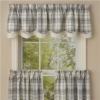 Simplicity Lined Layered Valance 72X16