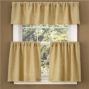 Burlap Valance 72X14