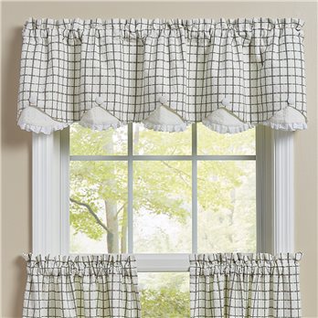 Kindred Lined Scalloped Valance 58X15