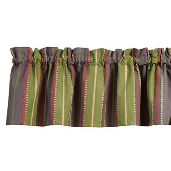 Shenandoah Stripe Valance 72X14